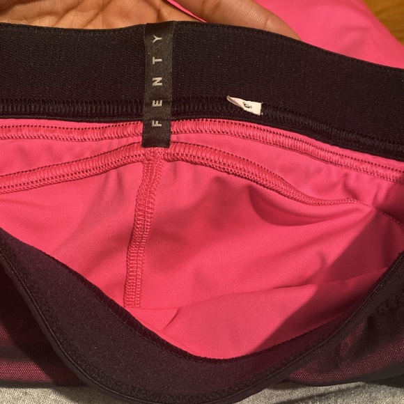 Savage X Fenty 🩷 Women’s X Mesh HighWaistLeggings - Pink & Black - Picture 5 of 7